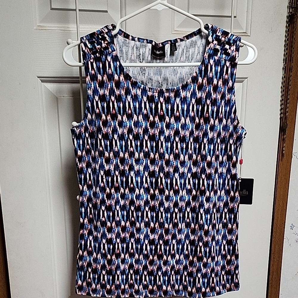 Rafaella Multicolor Sleeveless Top NWT